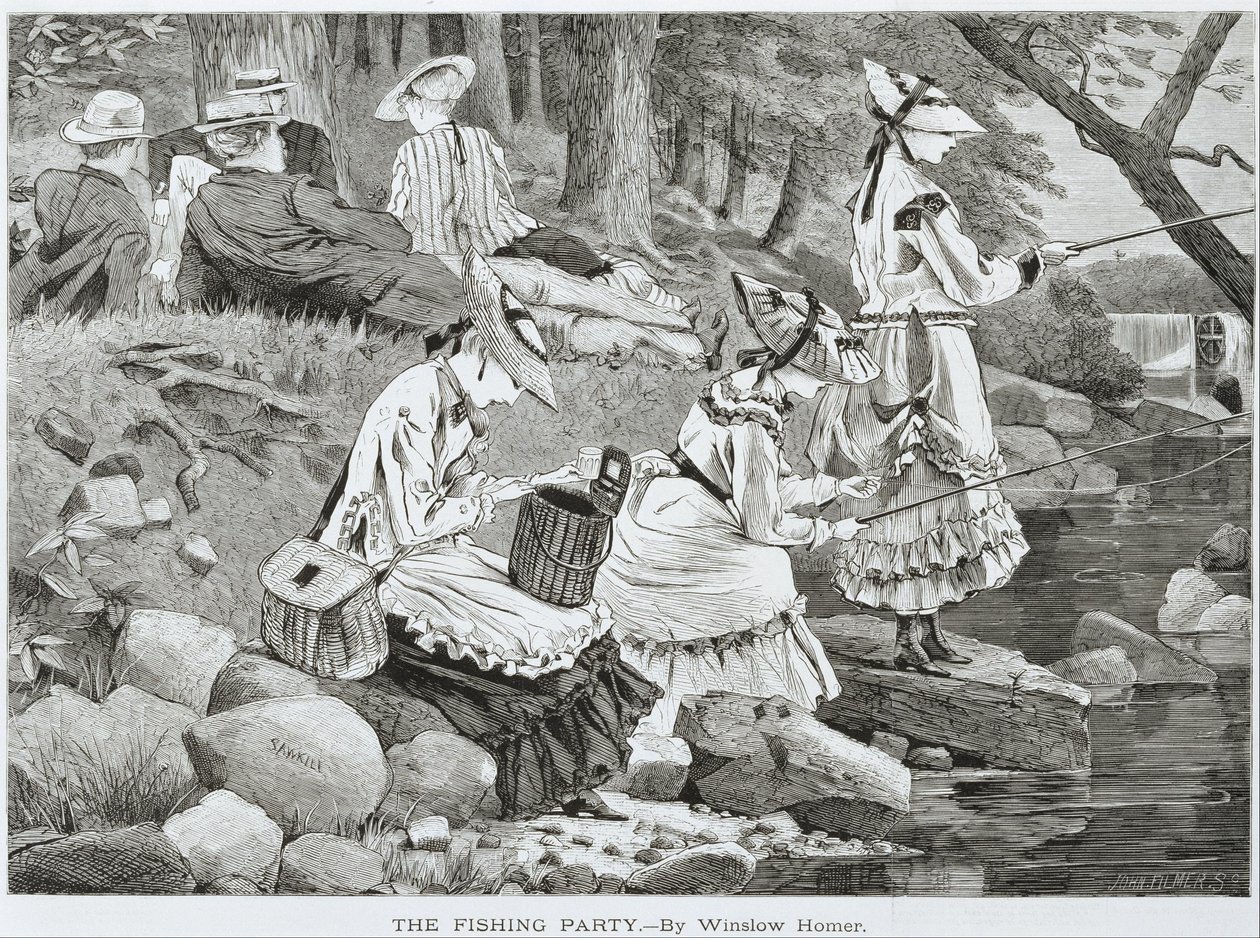 «O grupo de pesca -» de Winslow Homer