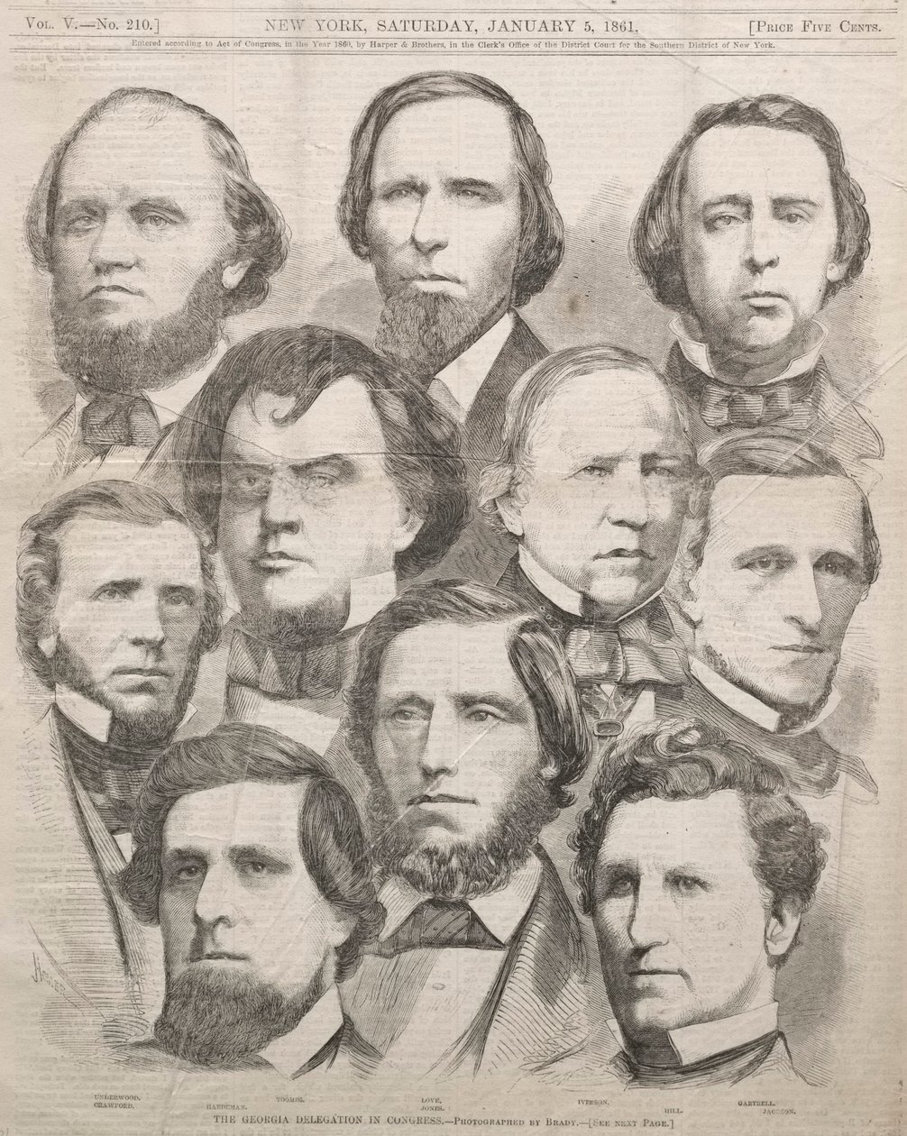 A Delegação da Geórgia no Congresso de Winslow Homer