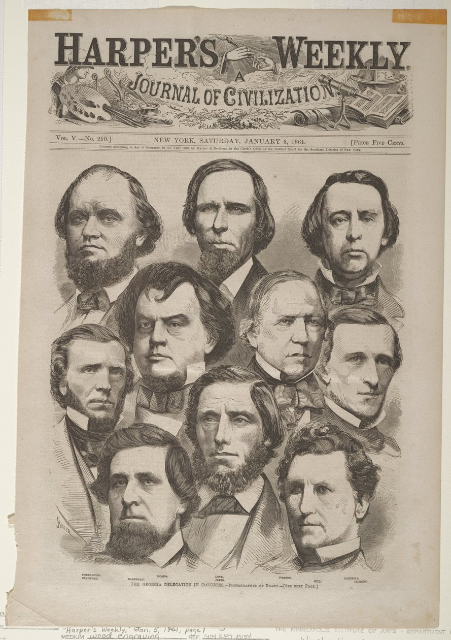 A delegação da Geórgia no Congresso de Winslow Homer