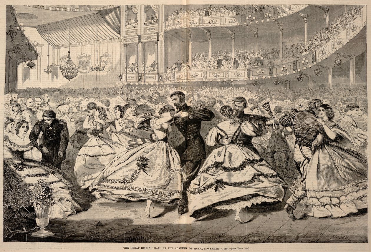 O Grande Baile Russo na Academia de Música, 5 de novembro de 1863, de Harper