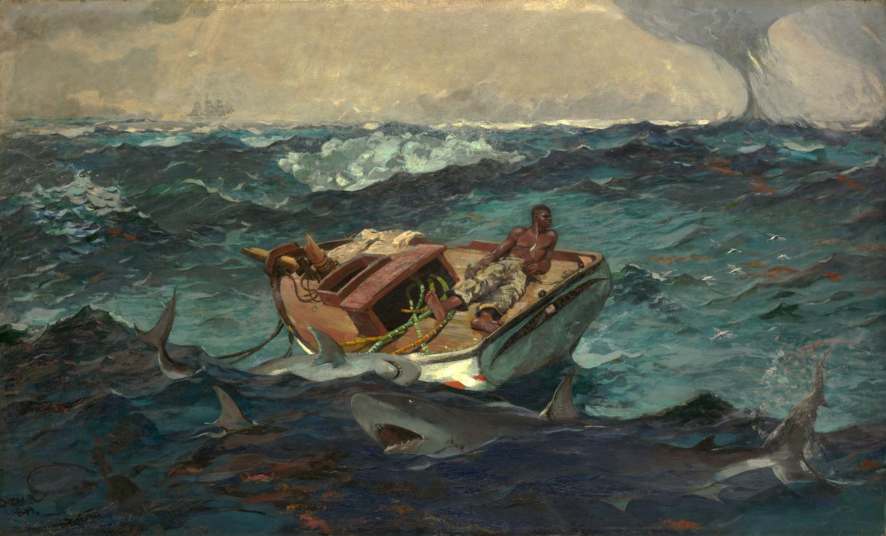 A Corrente do Golfo, 1899. de Winslow Homer