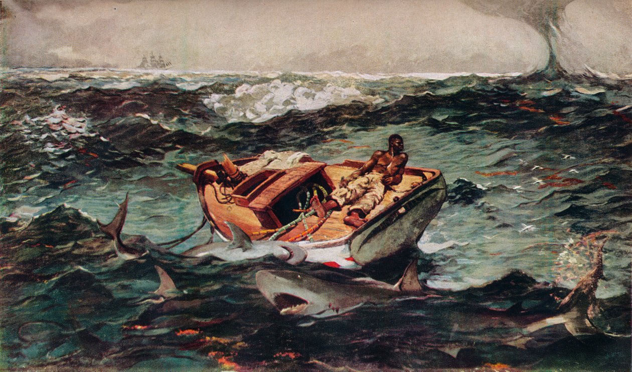 A Corrente do Golfo, 1899, 1943. de Winslow Homer