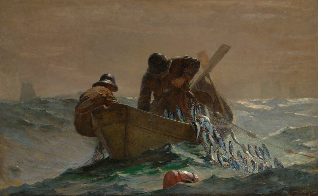 A rede de arenque de Winslow Homer