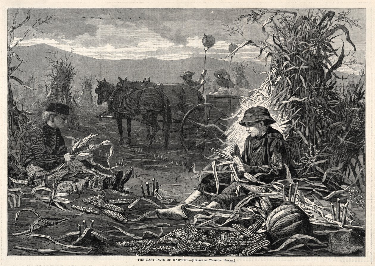 Os Últimos Dias da Colheita, 1873. de Winslow Homer