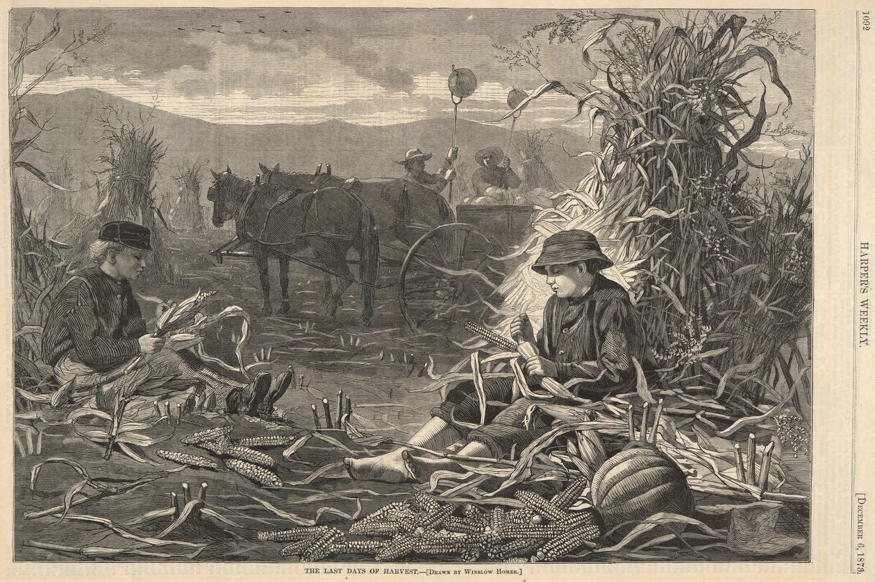 Os Últimos Dias da Colheita, de Harper de Winslow Homer