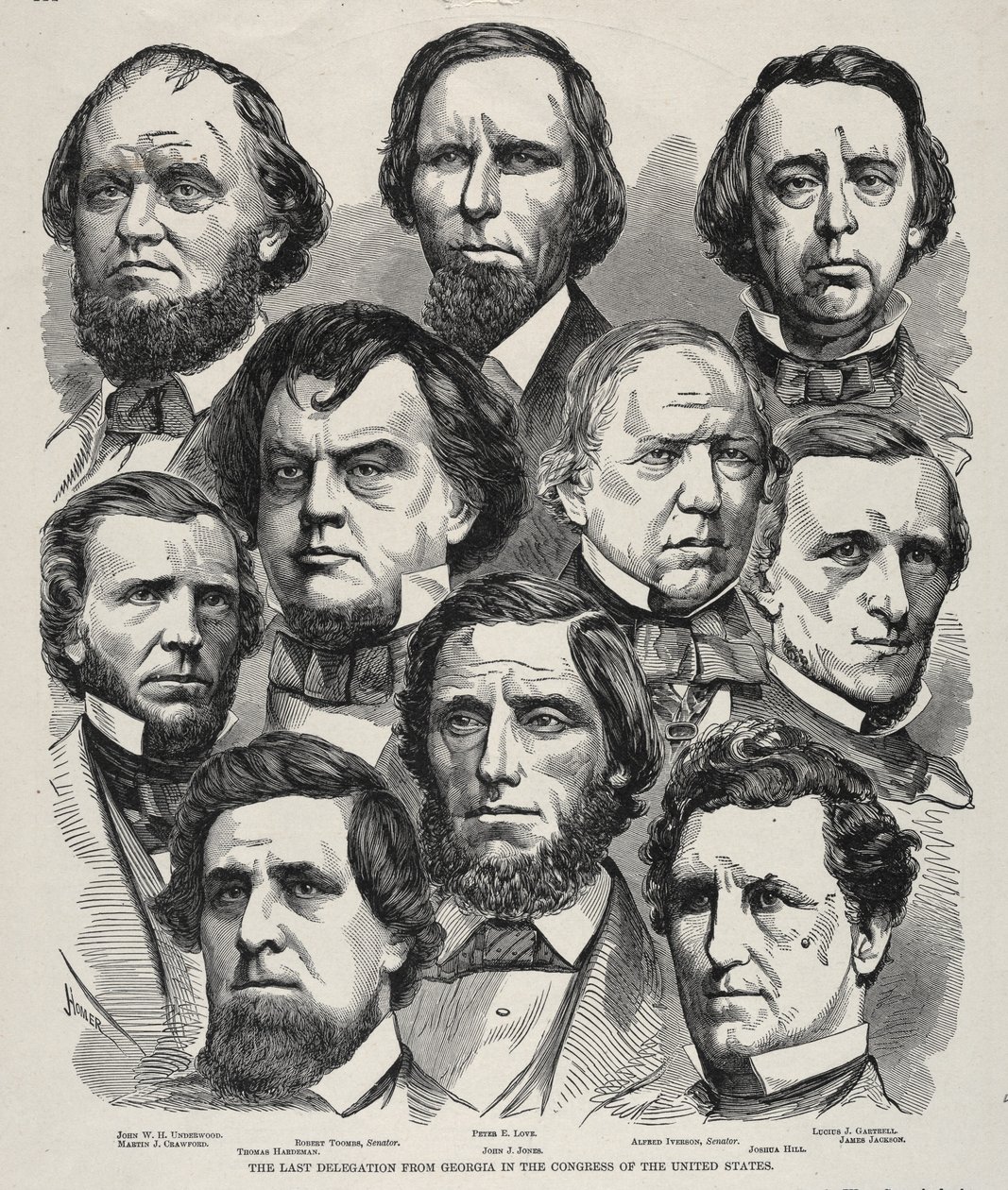 A última delegação da Geórgia no Congresso dos Estados Unidos
 de Winslow Homer