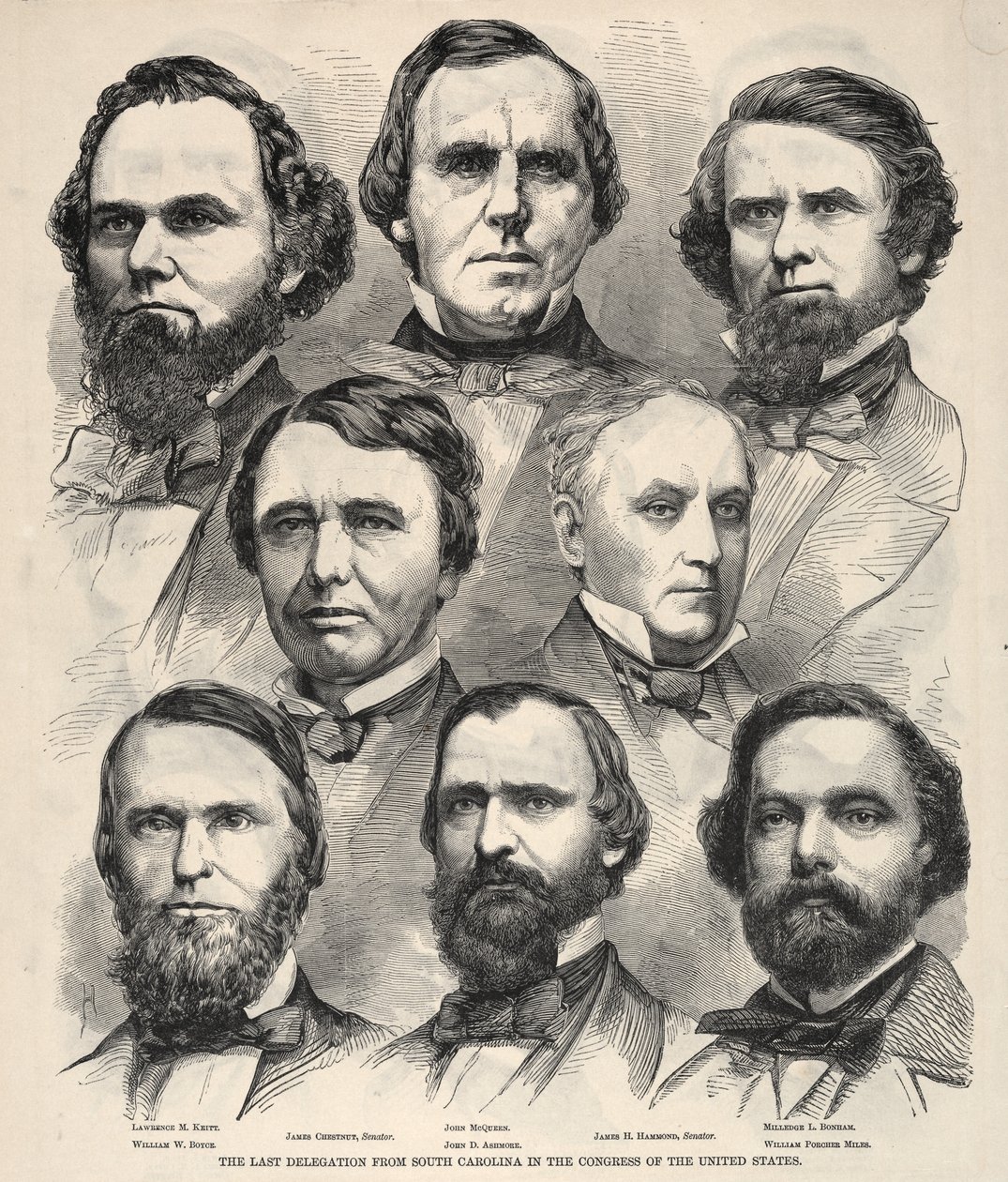 A última delegação da Carolina do Sul no Congresso dos Estados Unidos. de Winslow Homer