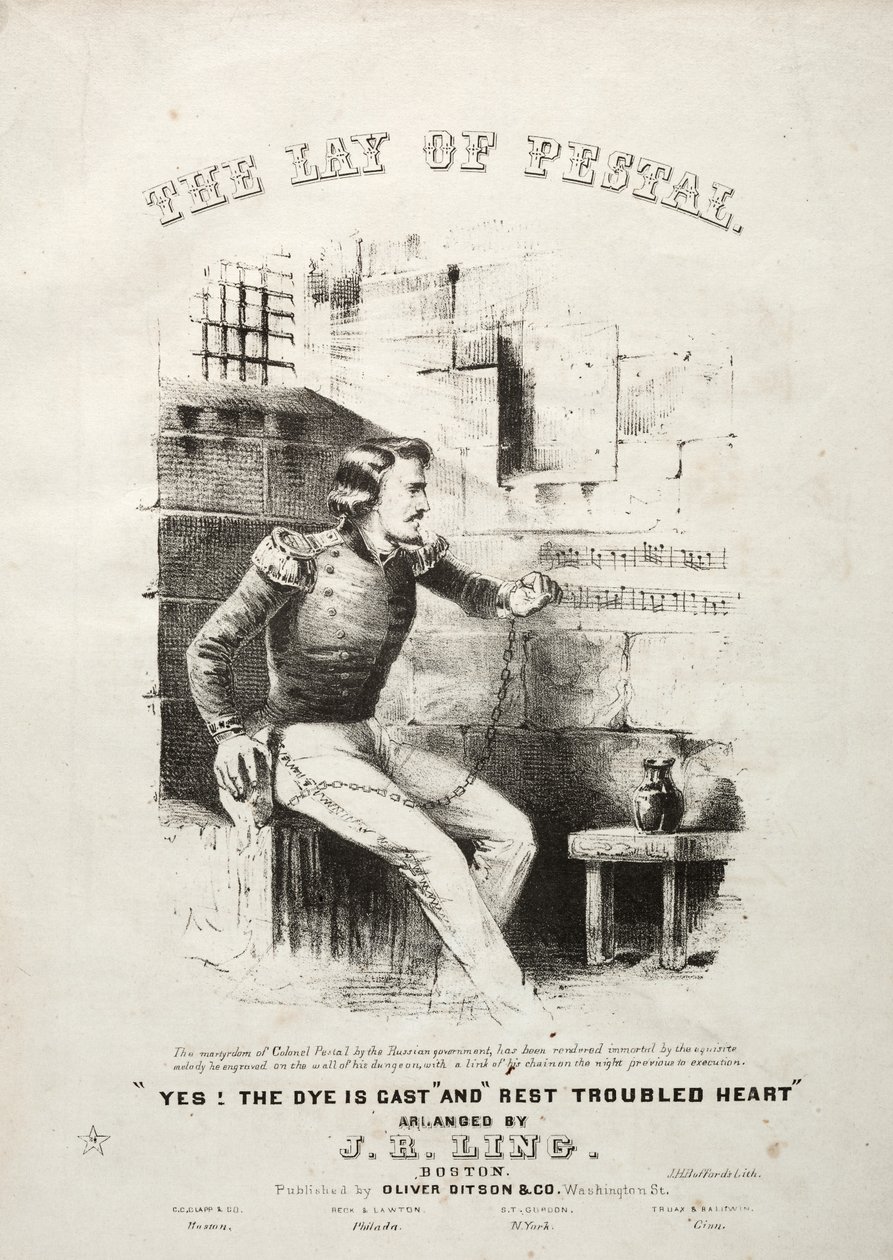 A Leiga do Pestal - Capa da partitura de Winslow Homer