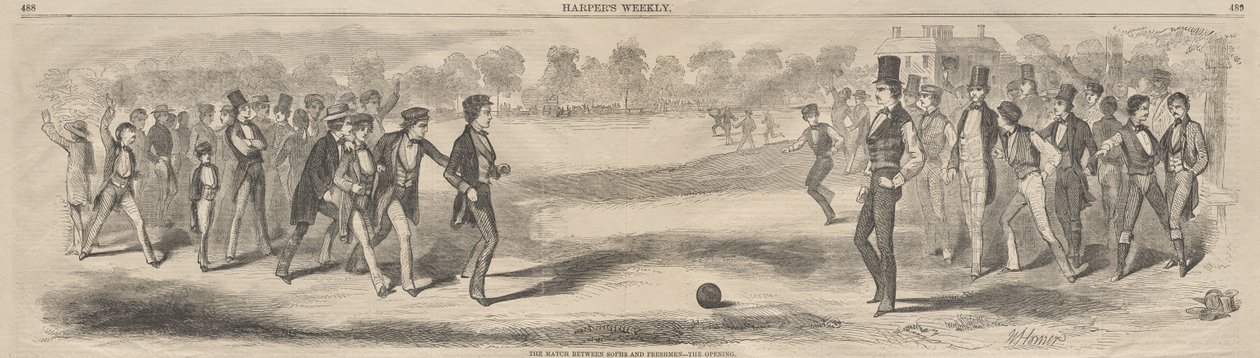O Jogo entre os alunos do segundo ano e os caloiros - O início de Winslow Homer