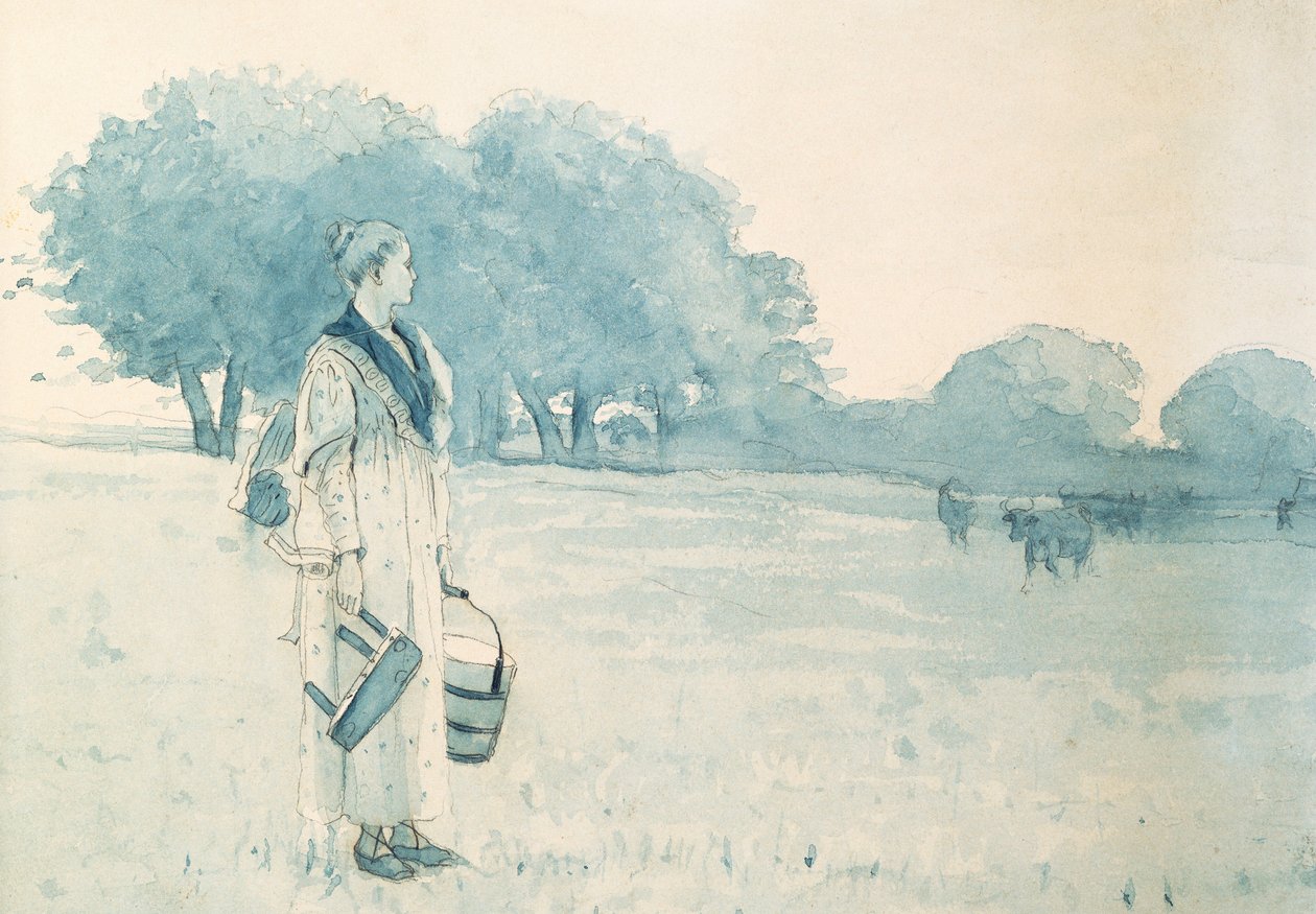 A Leiteira, 1875 de Winslow Homer