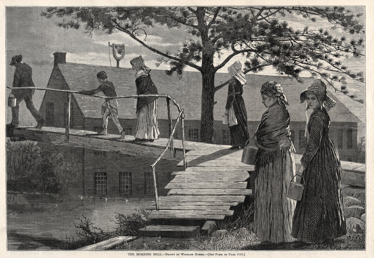 O Sino da Manhã, 1873. de Winslow Homer
