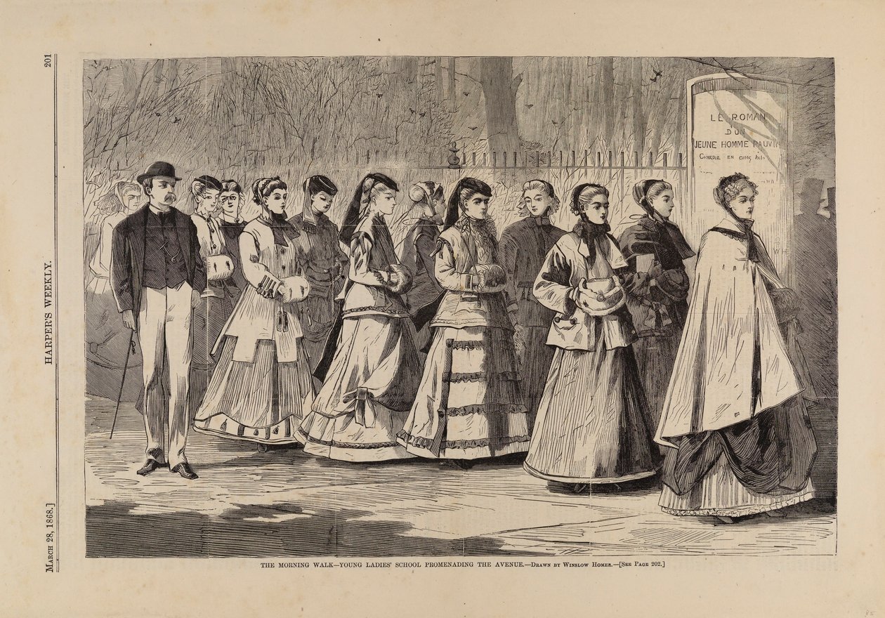 The Morning Walk--Young Ladies