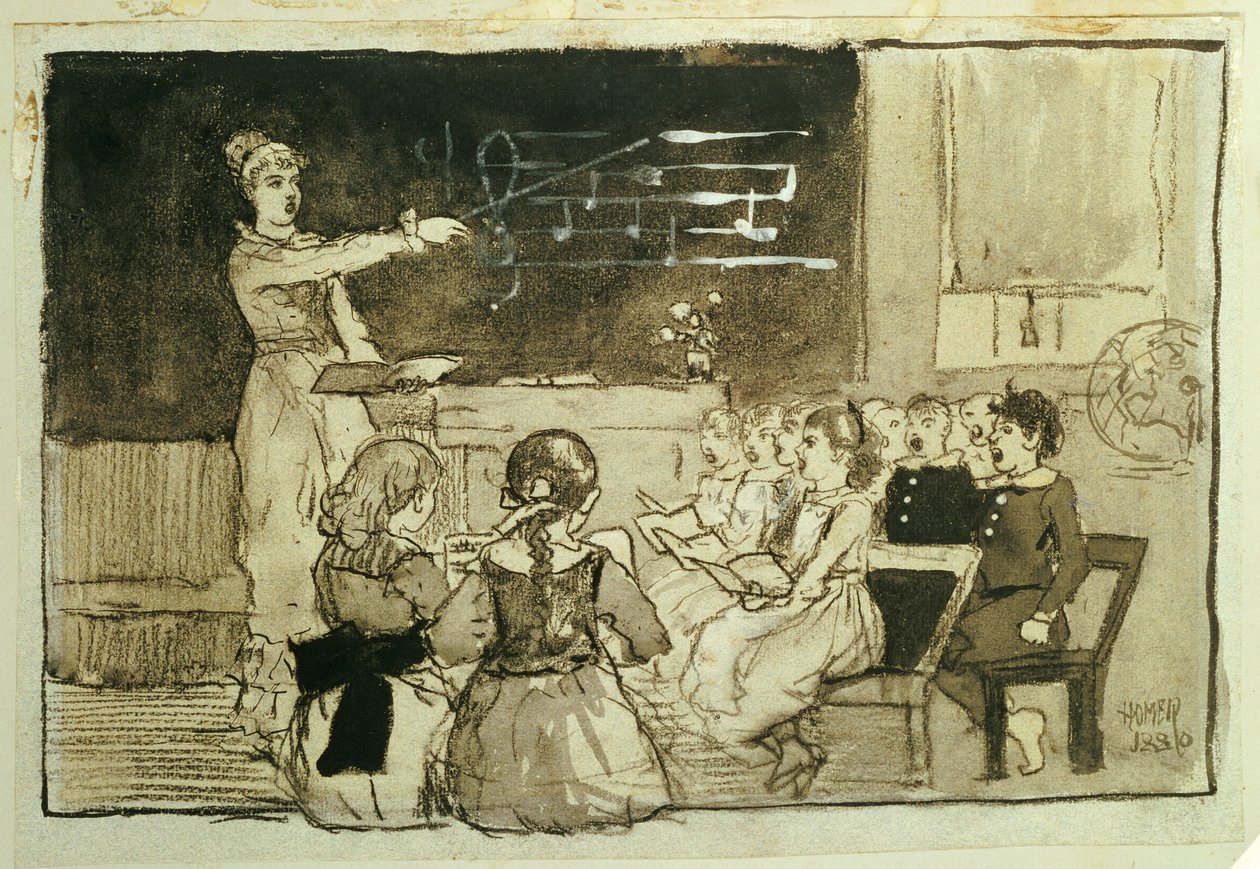 The Music Lessson de Winslow Homer