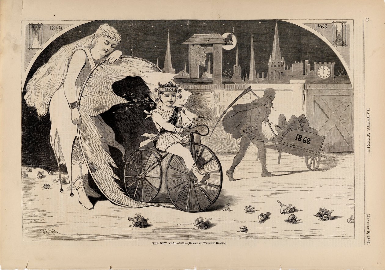 The New Year--1869, de Harper