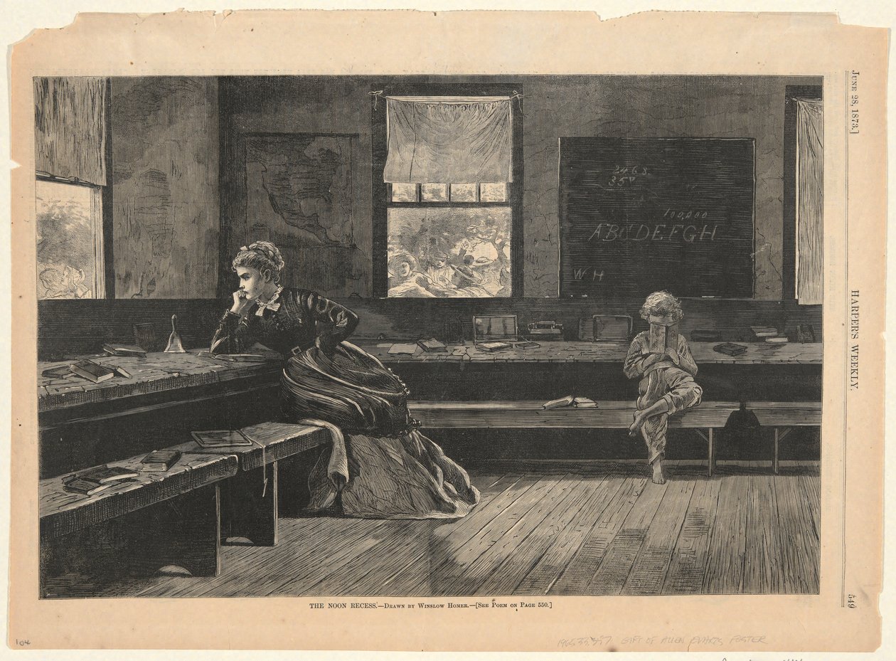 O recesso do meio-dia, de Harper de Winslow Homer