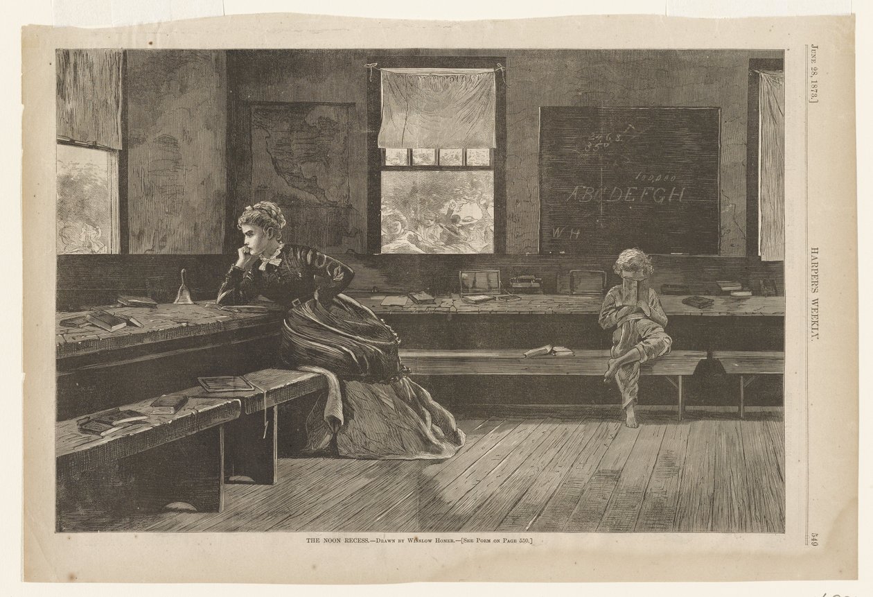 O intervalo do meio-dia de Winslow Homer