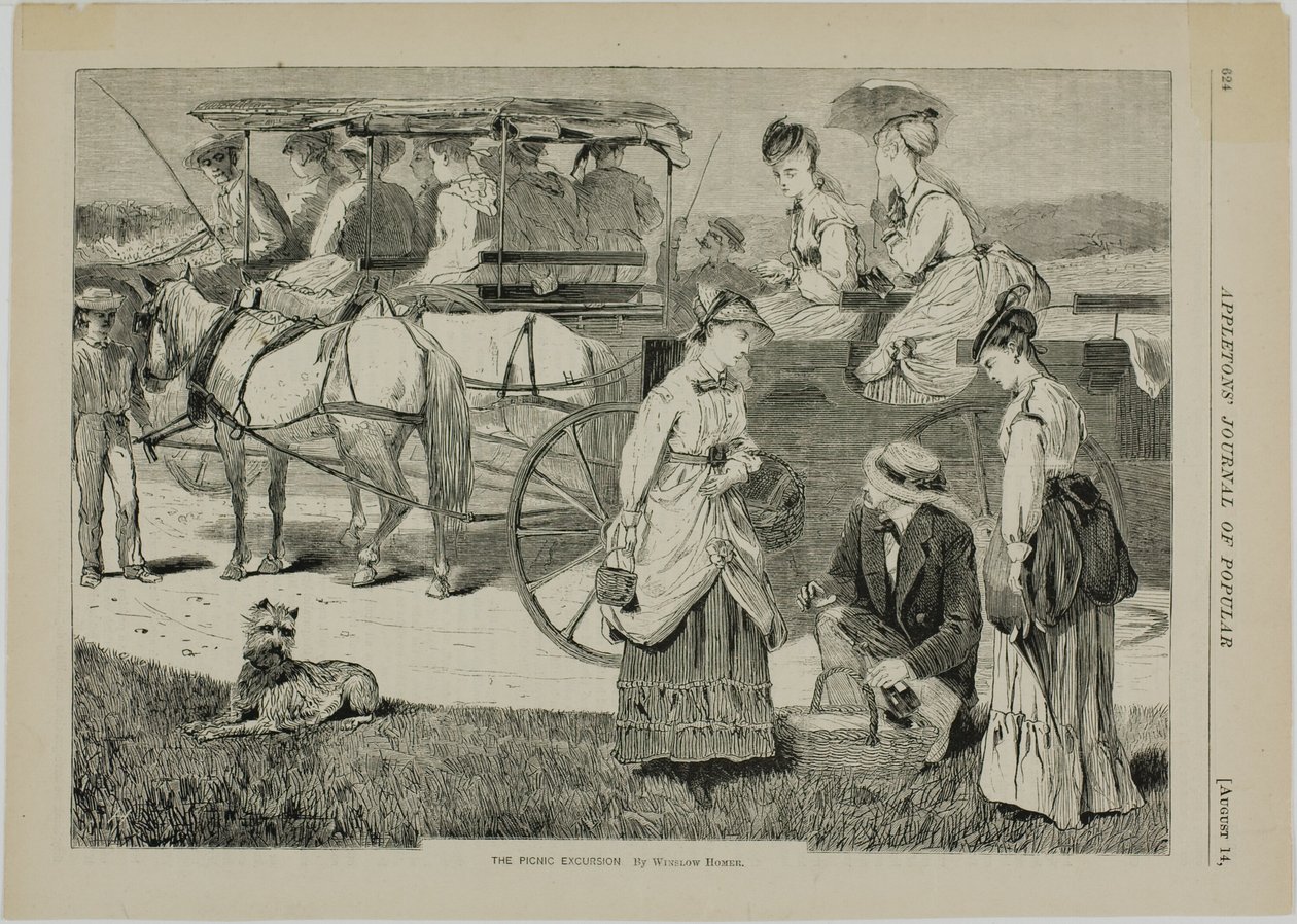 A excursão de piquenique de Winslow Homer
