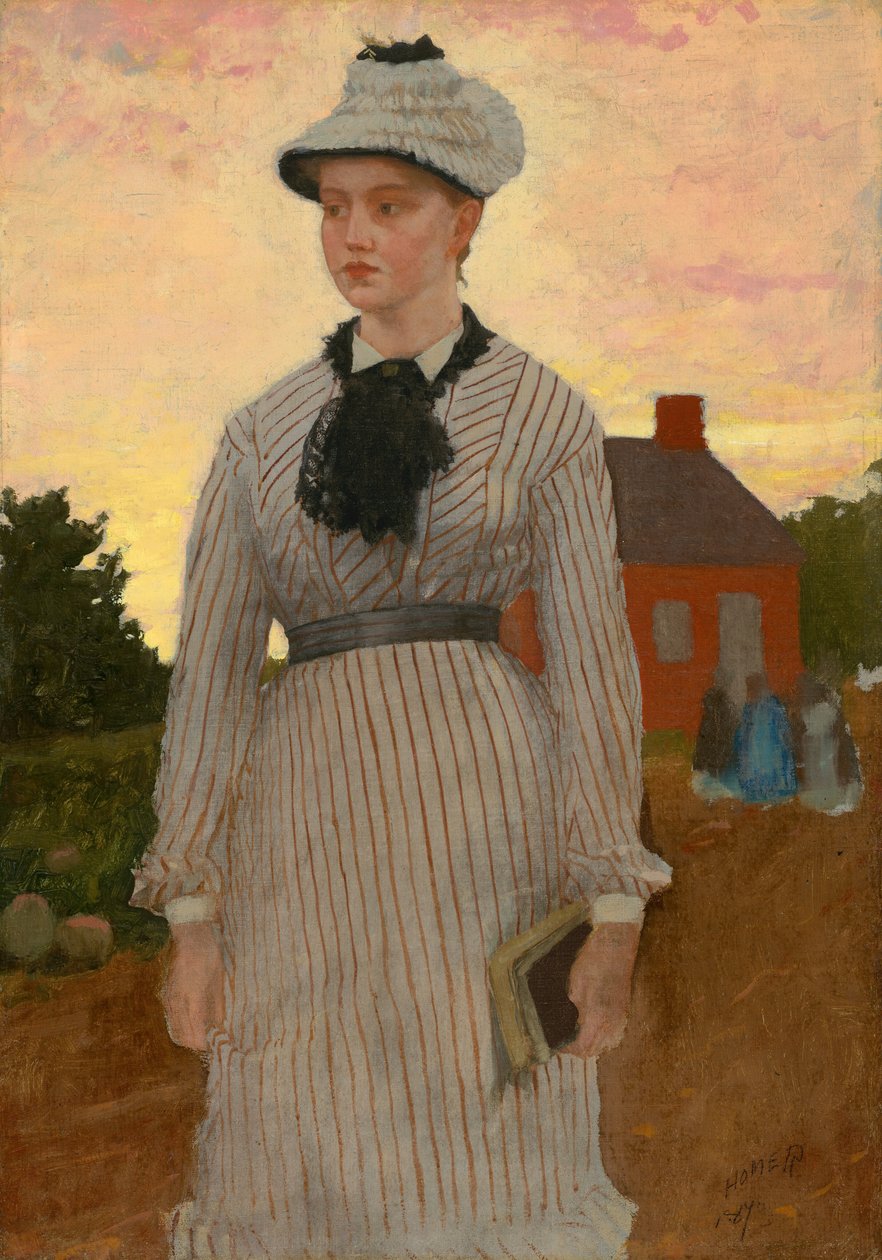 A casa da escola vermelha de Winslow Homer