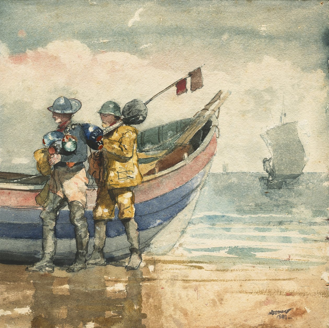 O Retorno, Tynemouth de Winslow Homer
