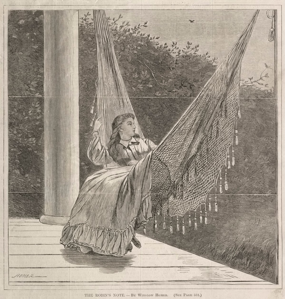 O bilhete do Robin de Winslow Homer