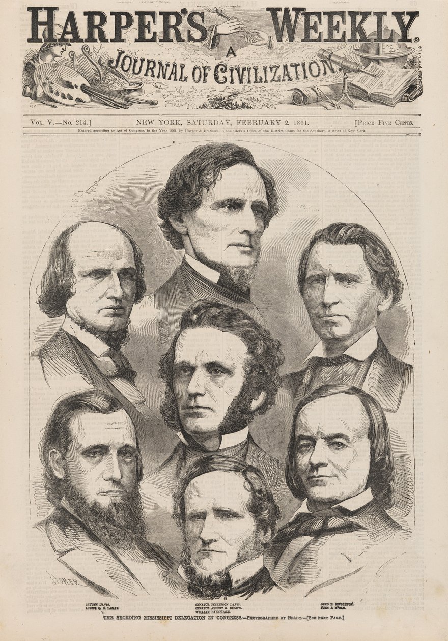 A delegação secessionista do Mississippi no Congresso de Winslow Homer