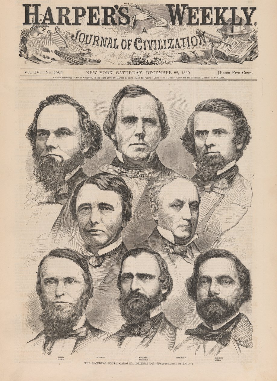 A Delegação da Carolina do Sul Secessionista de Winslow Homer