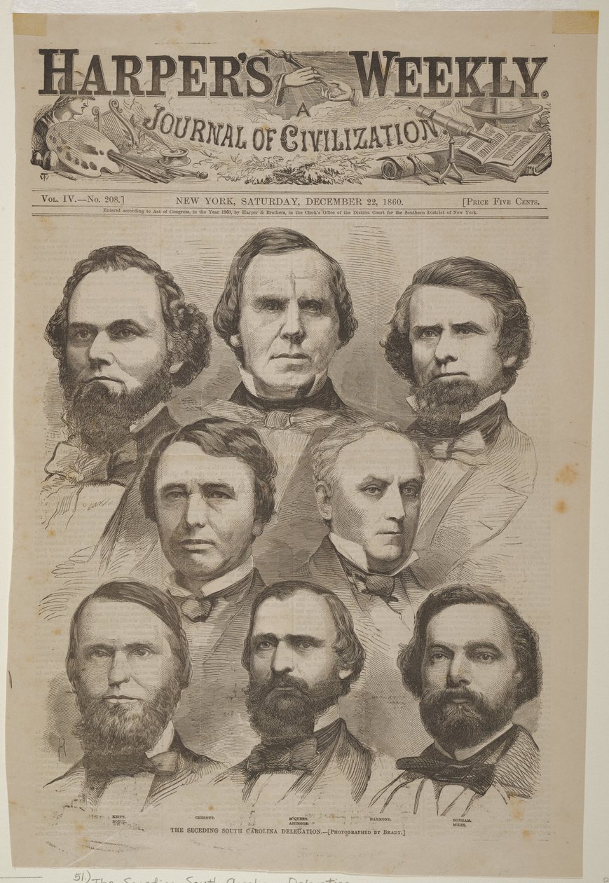 A delegação secessionista da Carolina do Sul de Winslow Homer
