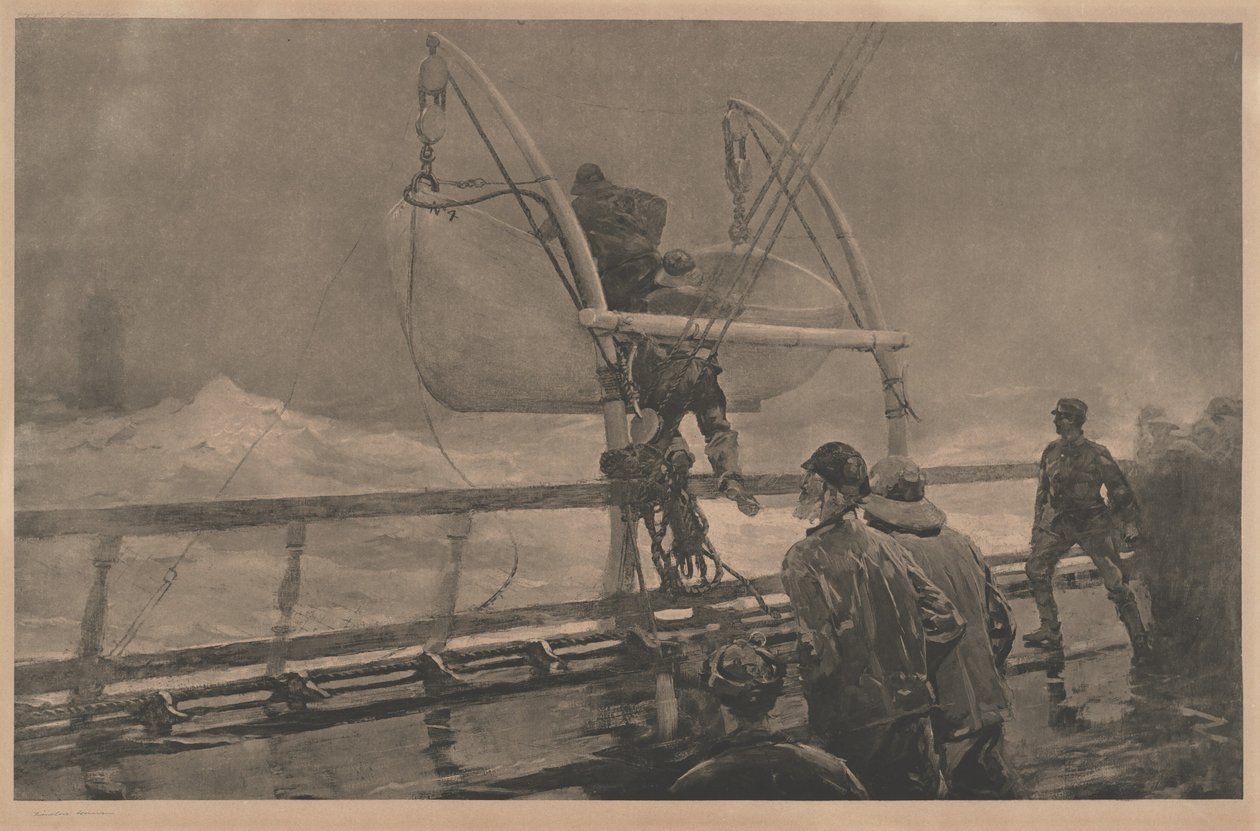 The Signal of Distress, 1891. de Winslow Homer
