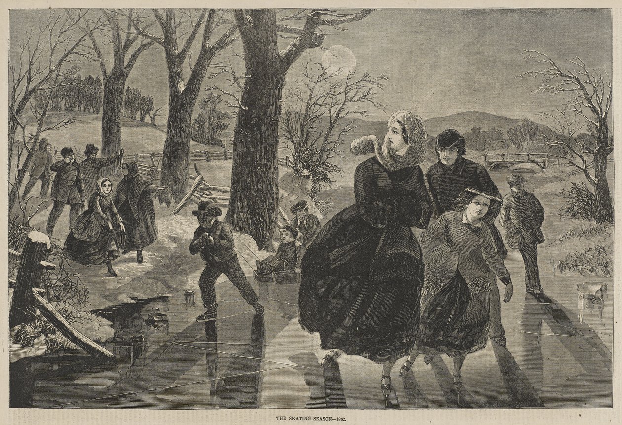 A temporada de patinação de Winslow Homer