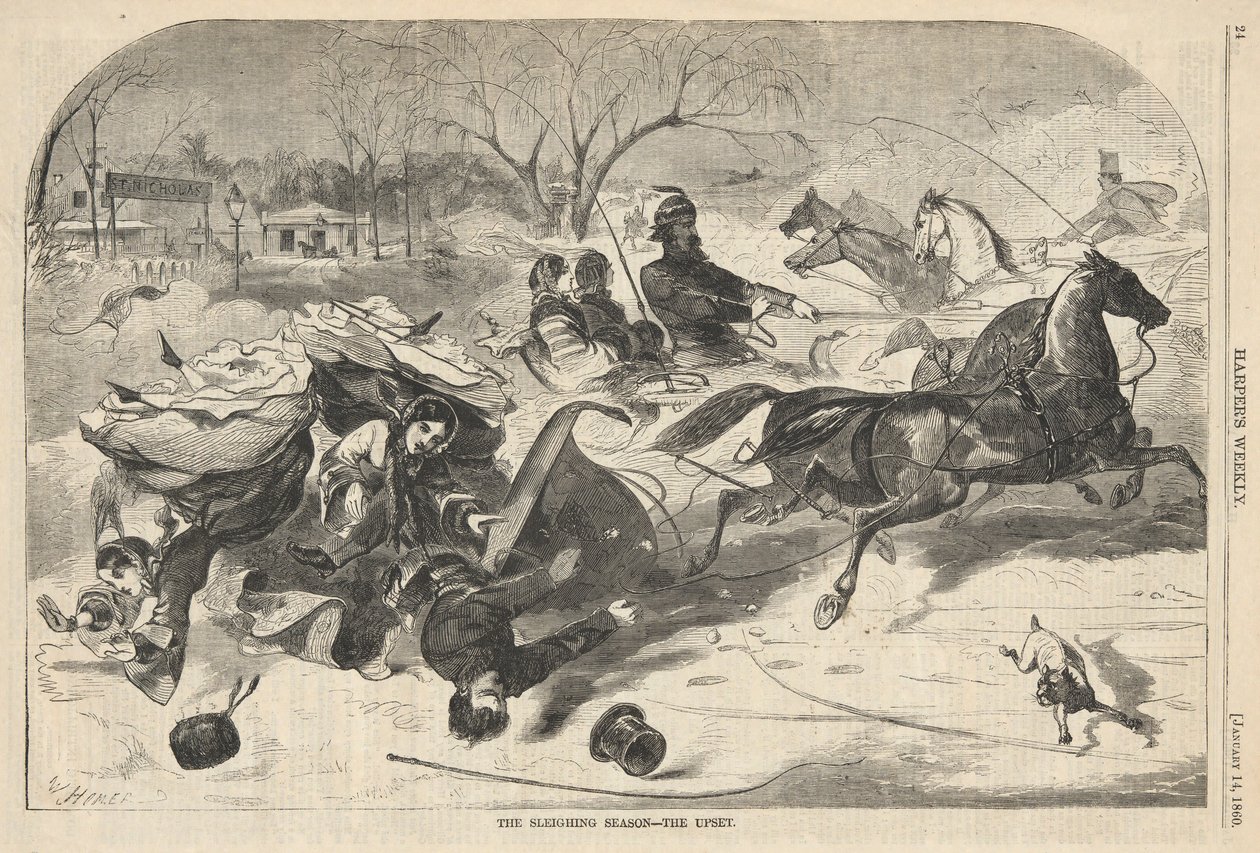 A Época de trenó de Winslow Homer