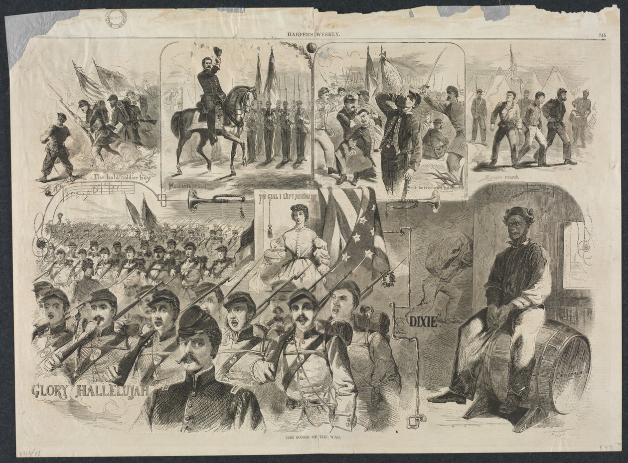 As canções da guerra de Winslow Homer