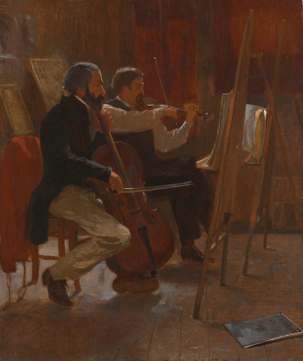 O estúdio, 1867. de Winslow Homer