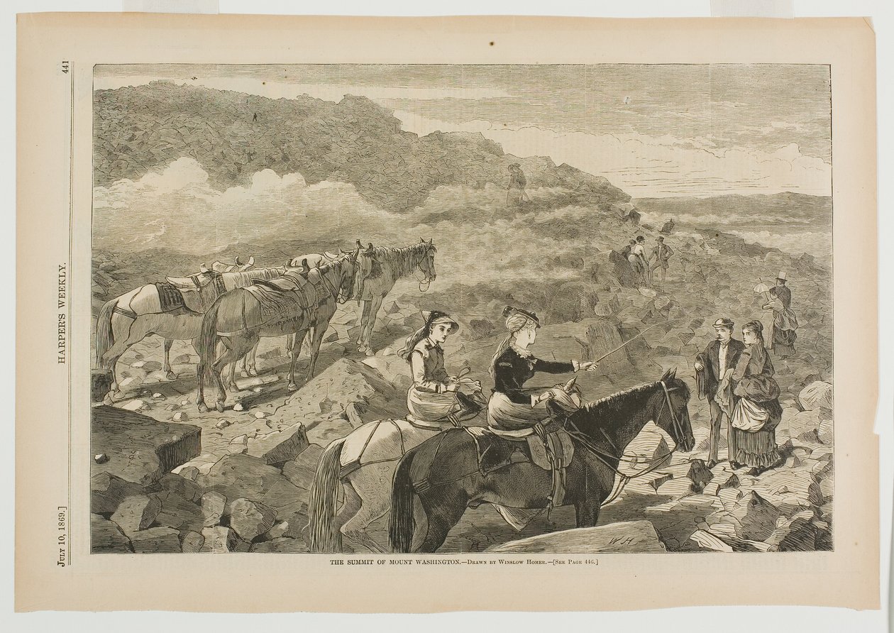 O cume do Monte Washington de Winslow Homer