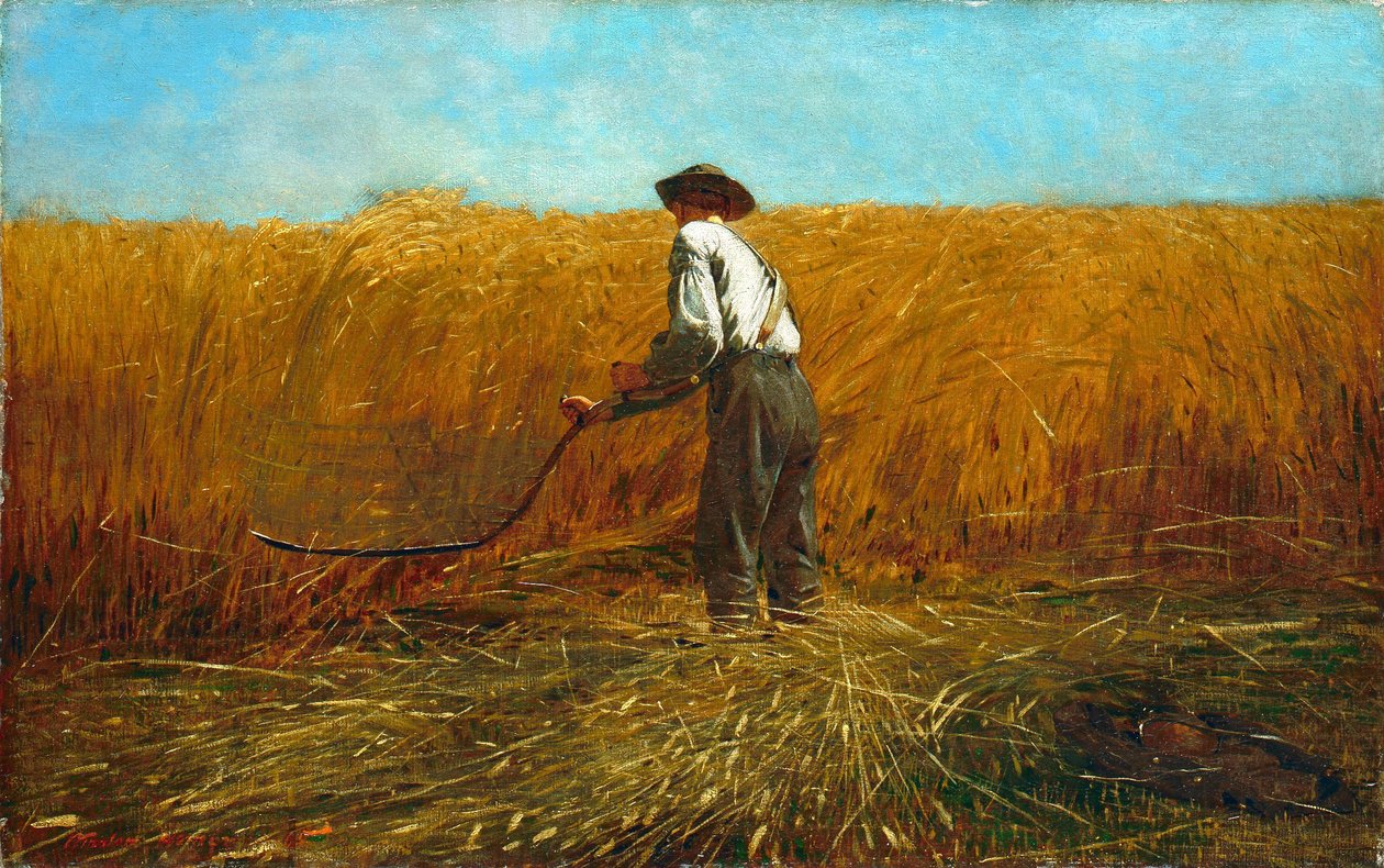 O veterano em um novo campo de Winslow Homer