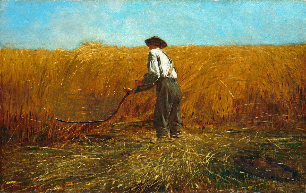 The Veteran in a New Field, 1865. de Winslow Homer