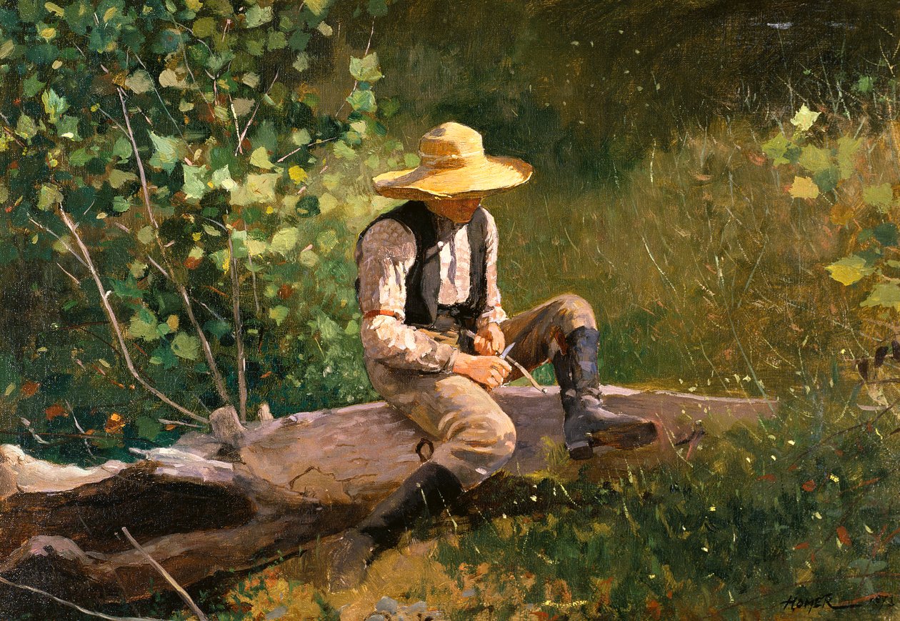 O Rapaz da Talhadeira de Winslow Homer