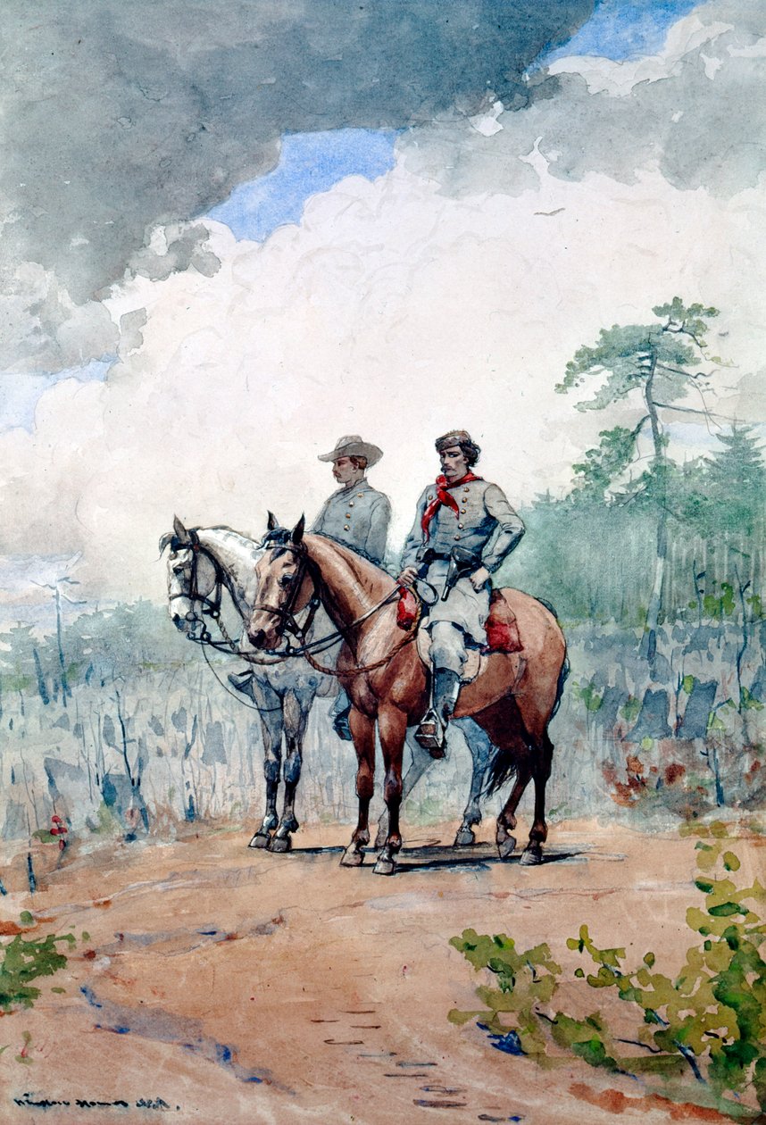 Dois batedores federais, 1887 de Winslow Homer