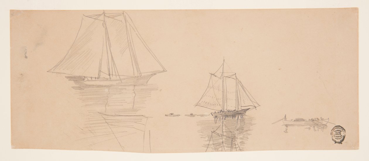 Duas Escunas e Dories de Winslow Homer