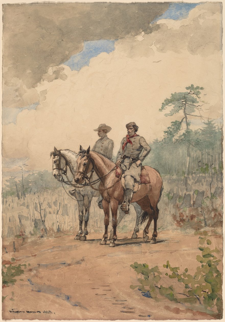Dois Escoteiros, 1887. de Winslow Homer