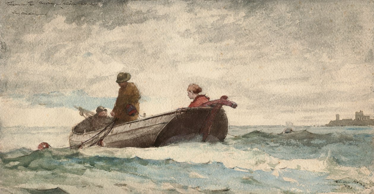 Priorado de Tynemouth, Inglaterra de Winslow Homer