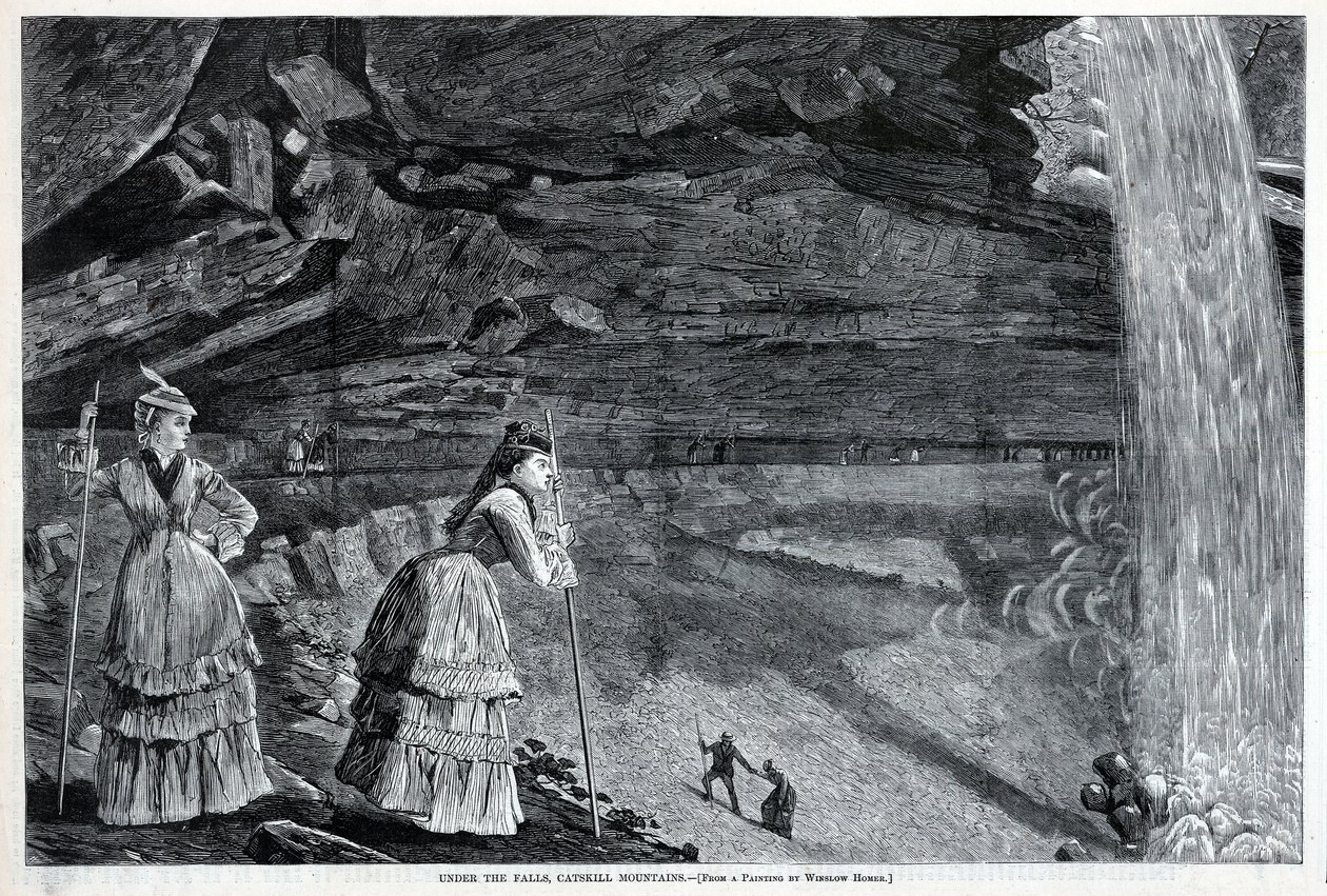 Sob as Cataratas, Montanhas Catskill, de Harper