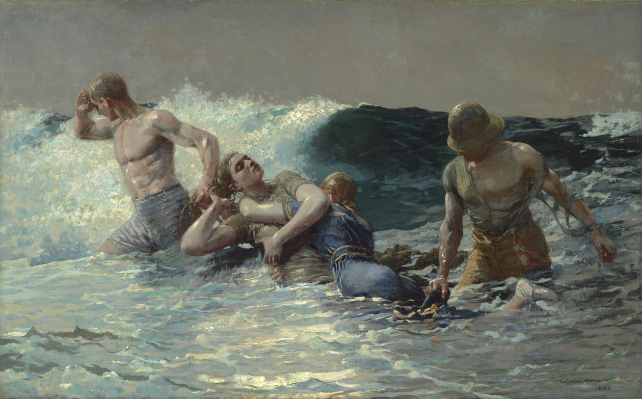 Ressaca, 1886 de Winslow Homer
