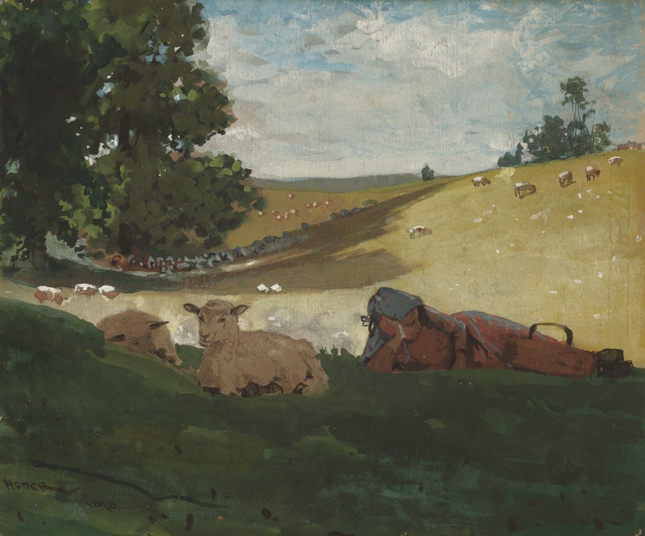 Tarde quente, 1878. de Winslow Homer