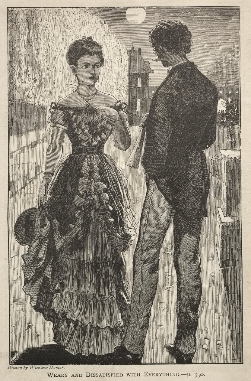 Cansado e insatisfeito com tudo de Winslow Homer