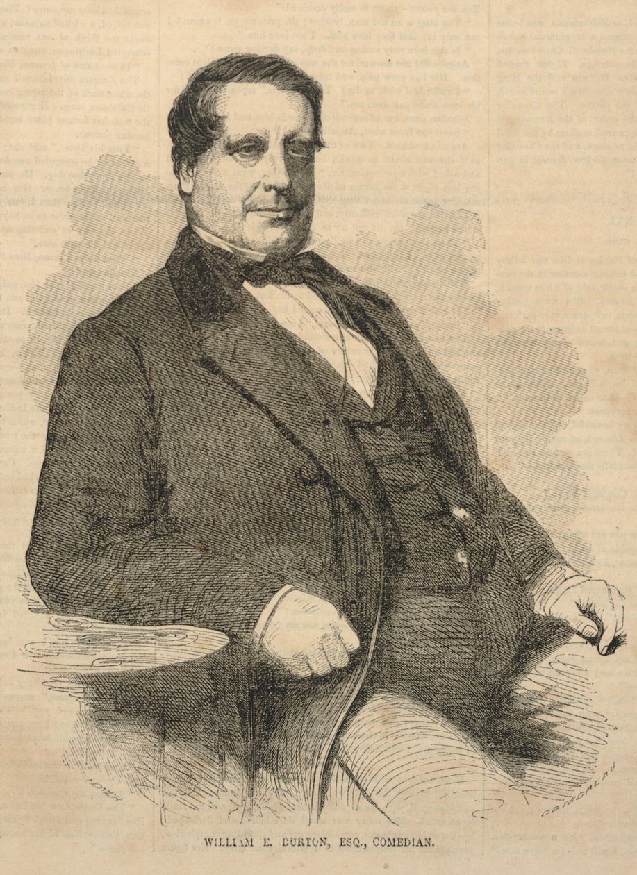 William E. Burton, Esq., Comediante, de Ballou