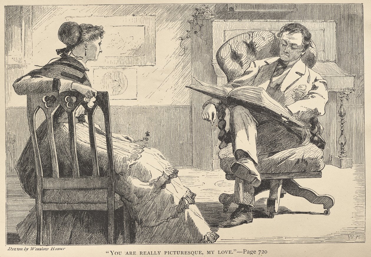 "És mesmo pitoresca, meu amor" de Winslow Homer