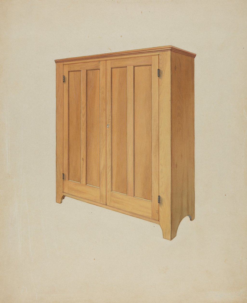 Shaker Cabinet, c. 1937. de Winslow Rich