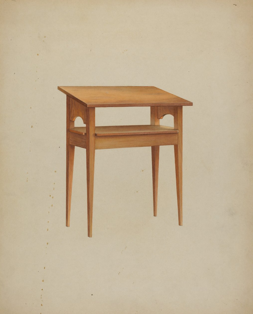 Shaker Dining Table, c. 1937. de Winslow Rich