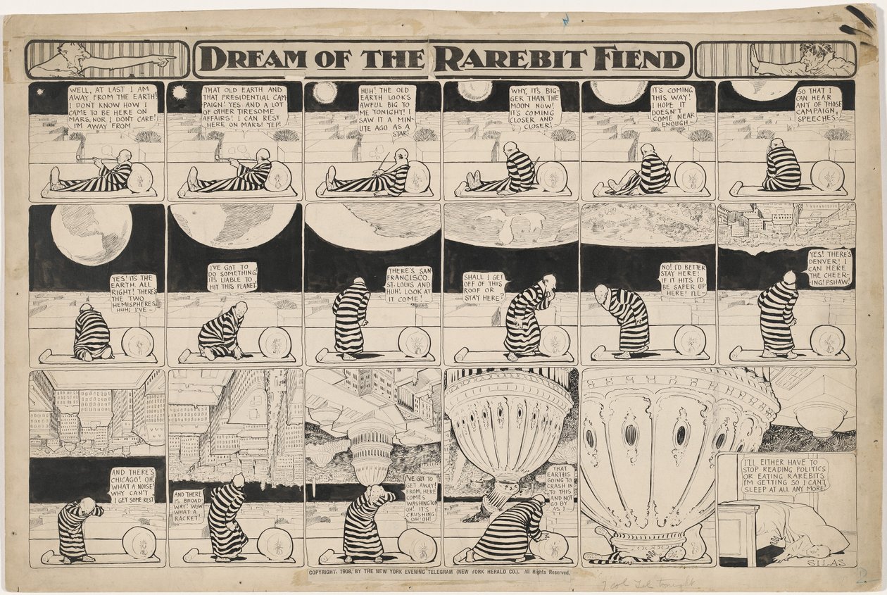 Dream of the Rarebit Fiend: Here Comes Washington de Winsor McCay
