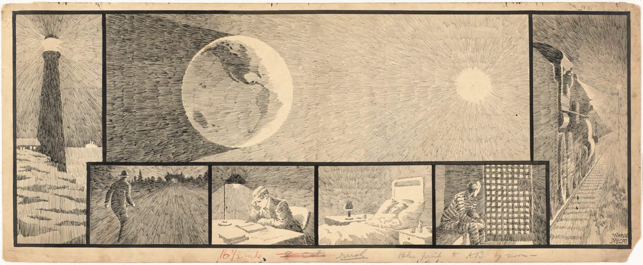 As lâmpadas de Deus de Winsor McCay